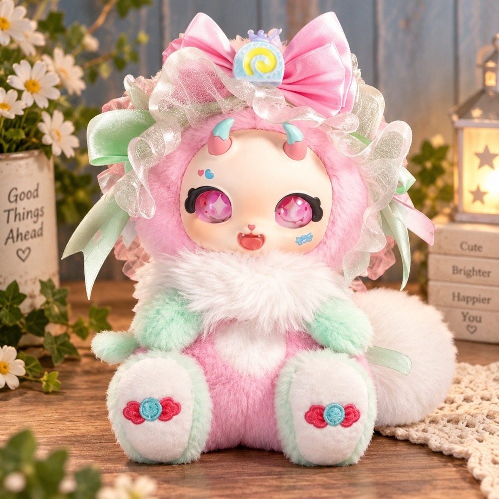 New Daylight Boboco Confirmed Plush Sweetheart Party Peach Dango Blind Box